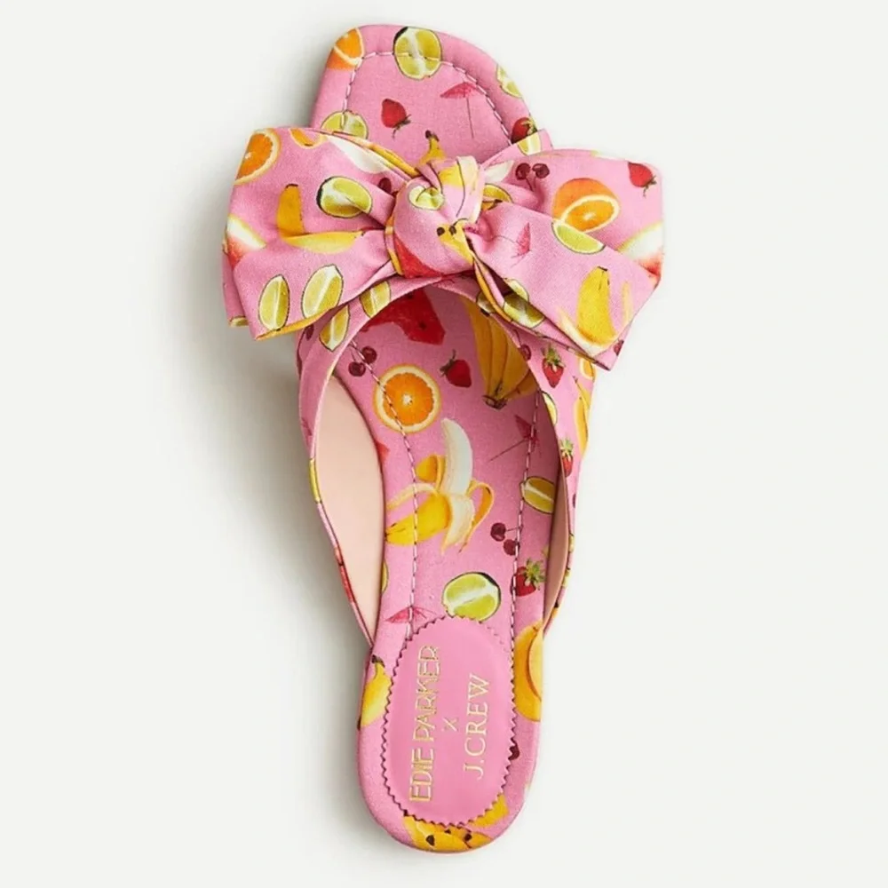 NEW IN BOX Limited Edition Jcrew x Edie Parker Sandals - Picture 2 of 9